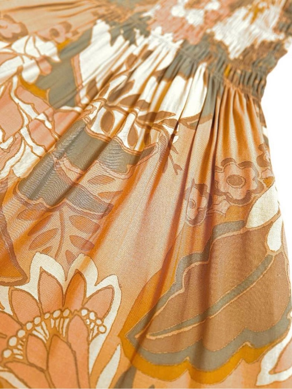 Karlie Brand Bohemian Flora & Fauna Smocked Ruffle Dress - Picture 5 of 6